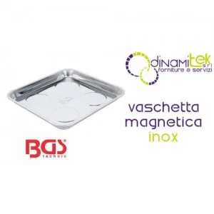 BANDEJA MAGNéTICA PARA HERRAMIENTAS DE ACERO INOXIDABLE BGS1151 BGS TECHNIC Dinamitek 1