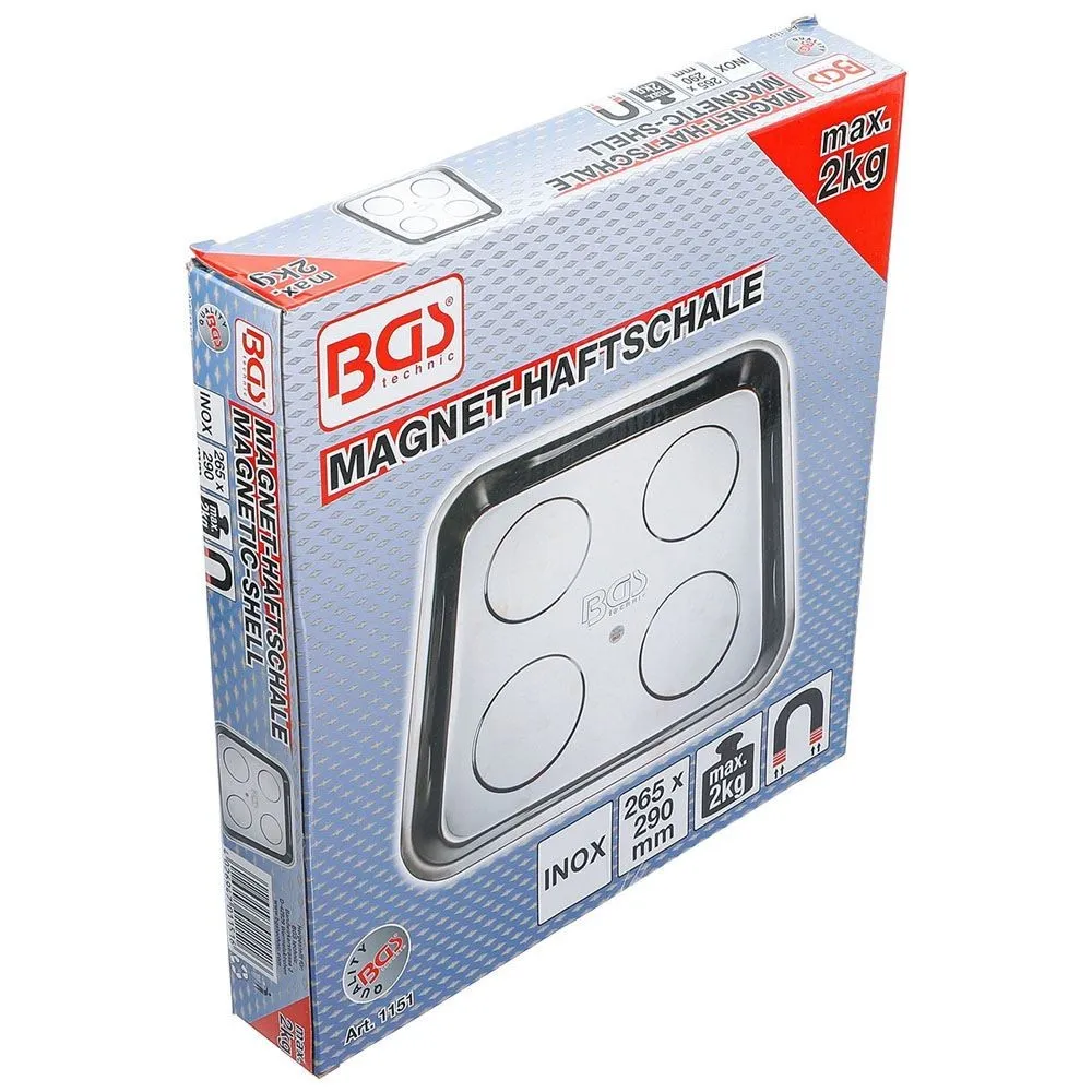 PLATEAU à OUTILS MAGNéTIQUE EN ACIER INOXYDABLE BGS1151 BGS TECHNIC Dinamitek 4