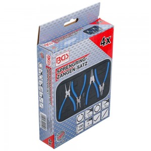 SET OF 4 SEEGER PLIERS BGS447 - FERMEC PROFESSIONAL TOOLS Dinamitek 6