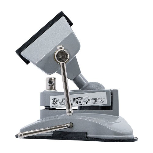 BGS technic BGS71017 MORSA DA BANCO DA TAVOLO GIREVOLE GANASCE 70 MM Dinamitek 3 CON BASE DI ASPIRAZIONE A VENTOSA