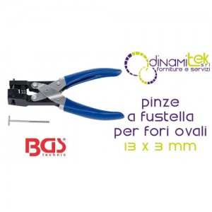 PUNCH PLIERS WITH OVAL HOLES 13X3 MM | | FERMEC BGS74271 BGS TECHNIC Dinamitek 1
