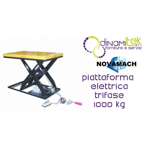 NPF100E PLATTFORM ELEKTRO-HYDRAULISCHE DREI-PHASEN-KAPAZITäT 1000KG NOVAMACH Dinamitek 1