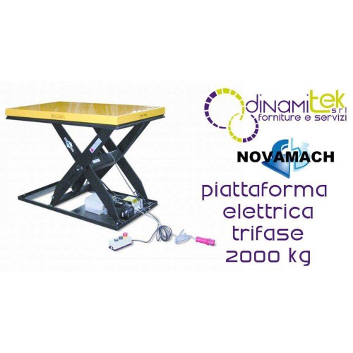 NPF200E PLATFORM ELECTRO-HYDRAULIC THREE-PHASE FLOW RATE 2000KG NOVAMACH Dinamitek 1