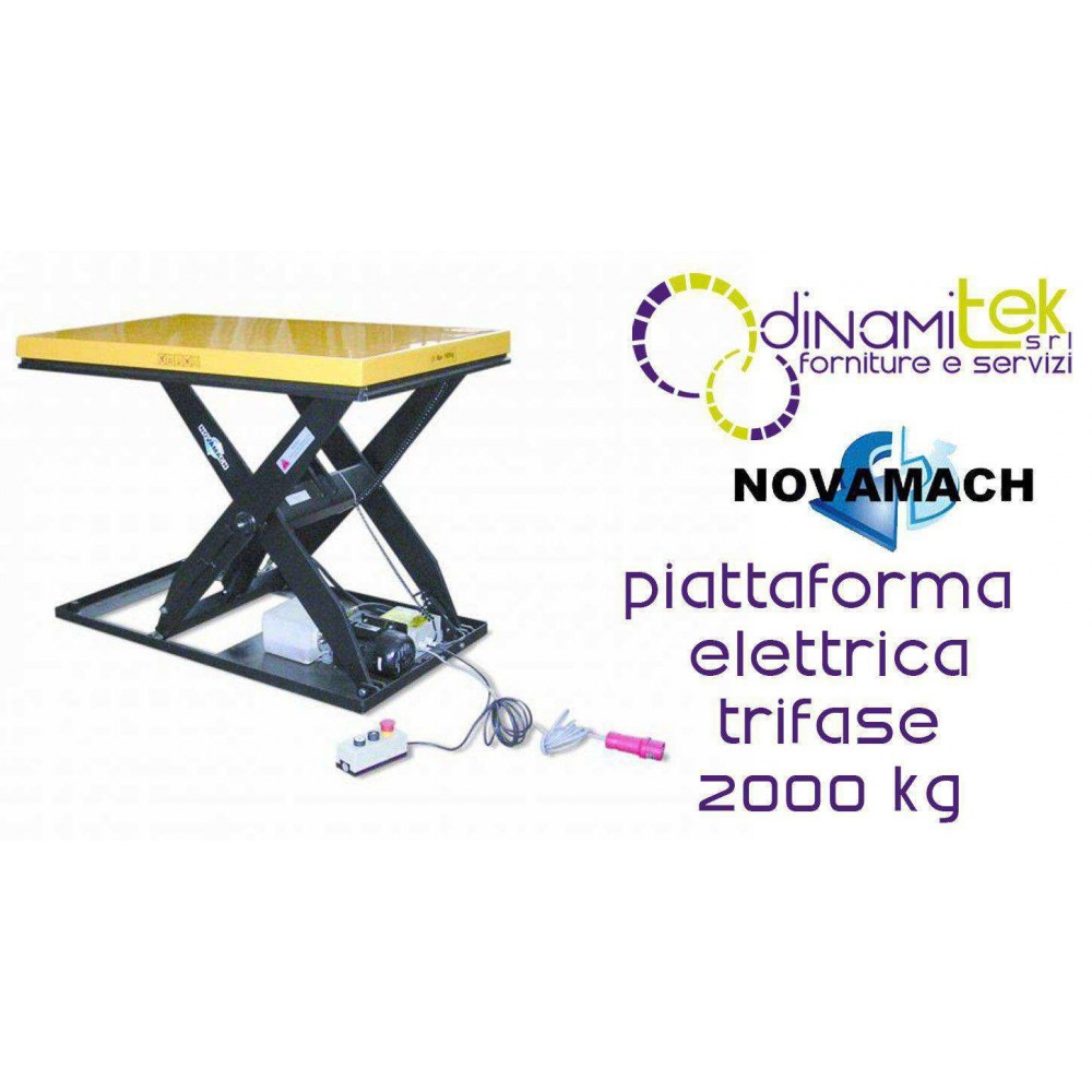 NPF200E PLATTFORM ELEKTRO-HYDRAULISCHE DREI-PHASEN-DURCHFLUSS 2000KG NOVAMACH Dinamitek 1