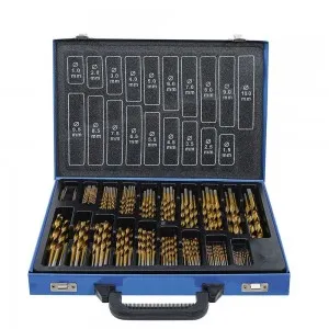 SATZ MIT 170 TITANBESCHICHTETEN HSS-BOHRERN - 1-10 MM DIN 338 - BGS1994 BGS TECHNIC Dinamitek 2
