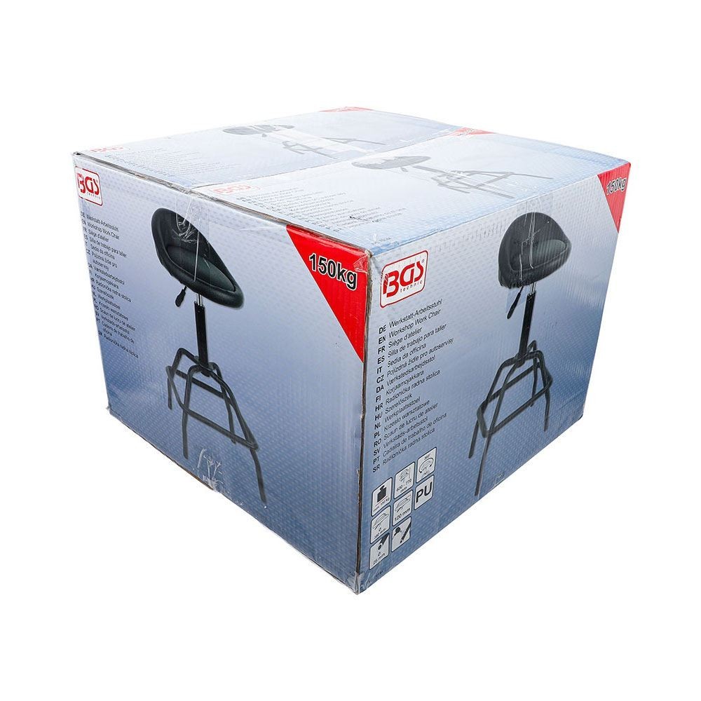 BGS BGS70144 WORKSHOP STOOL - ADJUSTABLE 630-770MM | MAX LOAD 150KG Dinamitek 5
