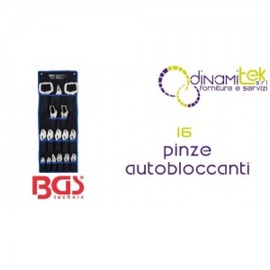 JUEGO DE ALICATES DE PRESIóN DE 16 PIEZAS | FERMEC BGS4495 BGS TECHNIC Dinamitek 1