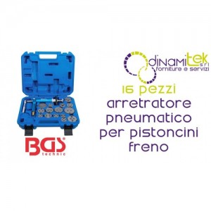 KIT DE RéTRACTEURS DE PISTONS DE FREINS PNEUMATIQUES PROFESSIONNELS BGS1117, 16 PIèCES Dinamitek 1
