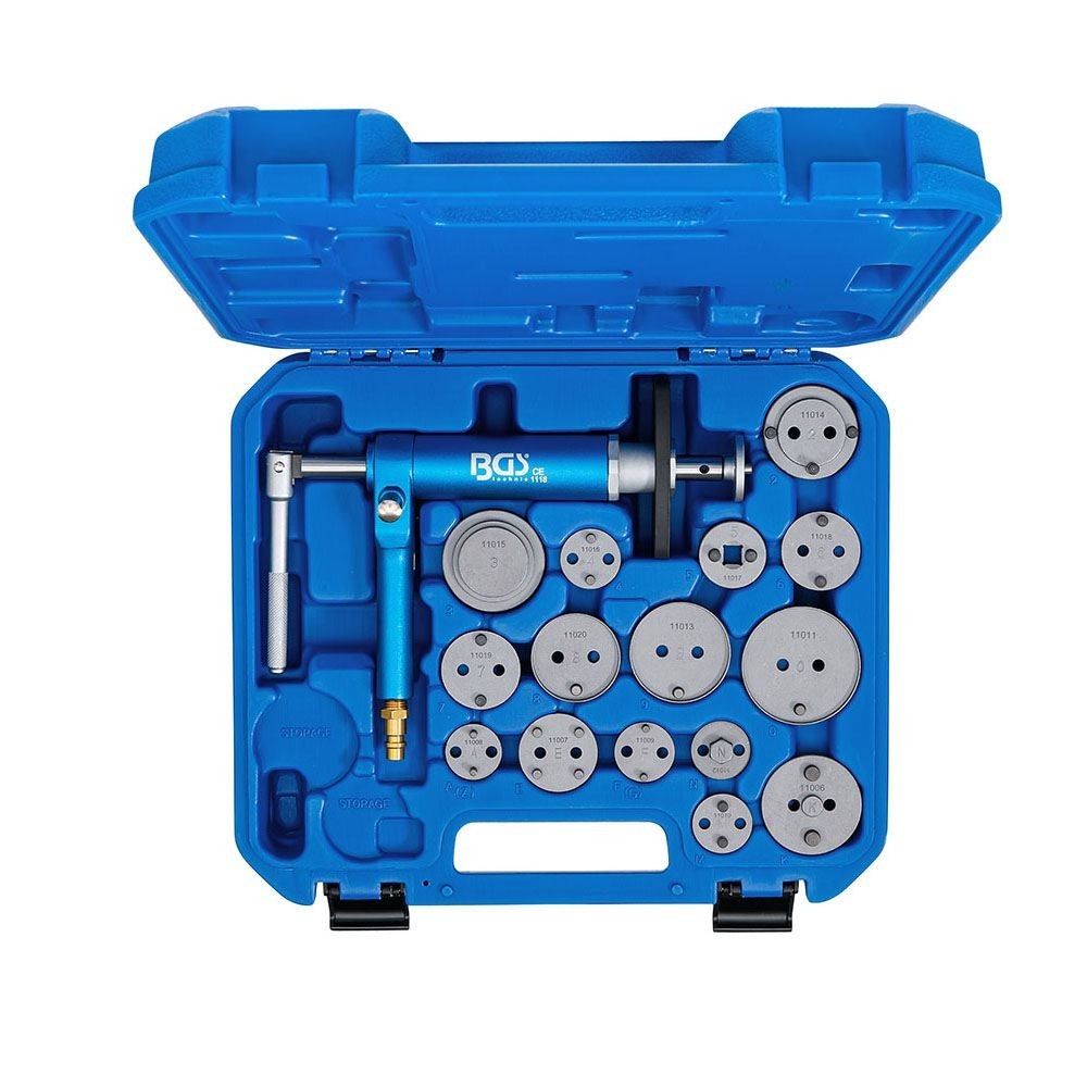 KIT DE RéTRACTEURS DE PISTONS DE FREINS PNEUMATIQUES PROFESSIONNELS BGS1117, 16 PIèCES Dinamitek 2
