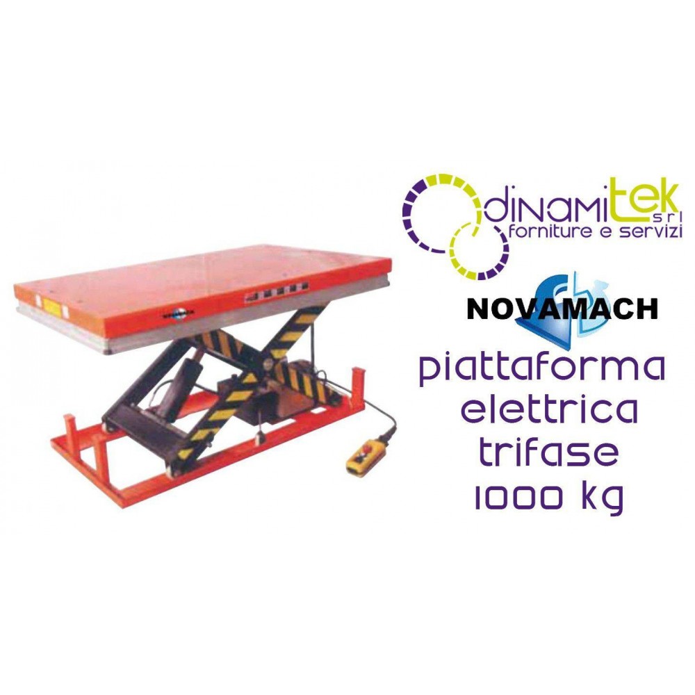 NPF100EL PLATFORM ELECTRO-HYDRAULIC THREE-PHASE CAPACITY 1000KG NOVAMACH Dinamitek 1