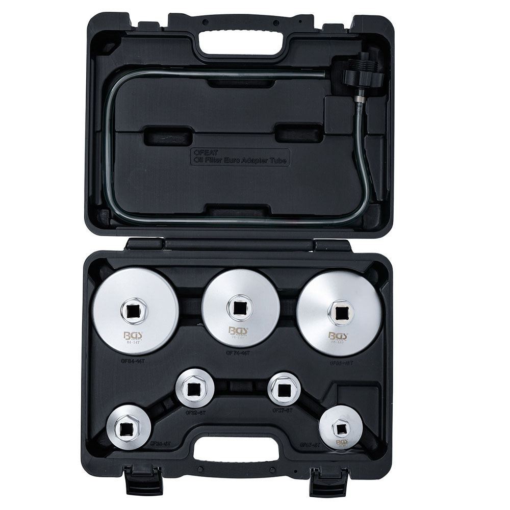 JUEGO DE 8 LLAVES PARA FILTRO DE ACEITE CON TUBO DE ESCAPE PARA VAG, BMW Y MERCEDES. BGS72054 BGS TECHNIC Dinamitek 2