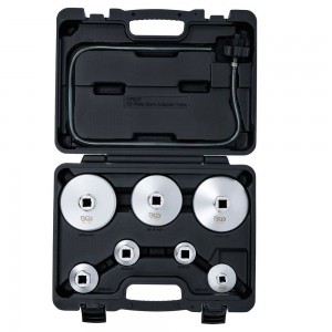 SET OF 8 OIL FILTER CUP WRENCHES WITH EXHAUST PIPE VAG BMW MERCEDES BGS72054 BGS TECHNIC Dinamitek 2