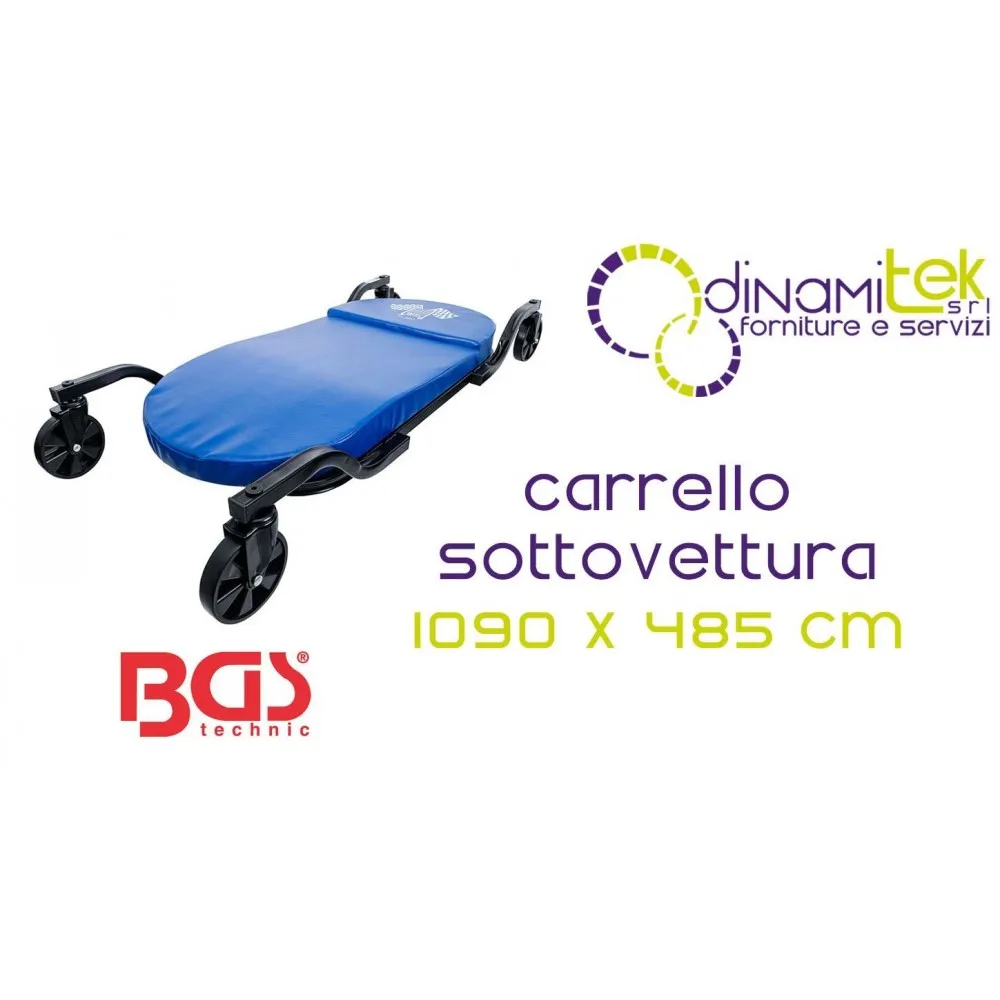 BGS2851 UNDERCAR TROLLEY 1090X485 CM ERGONOMIC COMFORT MAX 180KG Dinamitek 1