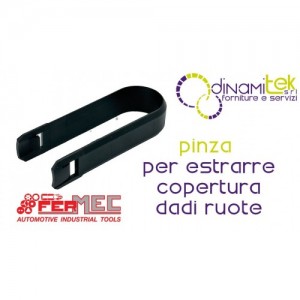 PINCE DE RETRAIT DE CACHE-éCROU DE ROUE EN POLYMèRE RENFORCé FM31804 FERMEC Dinamitek 1