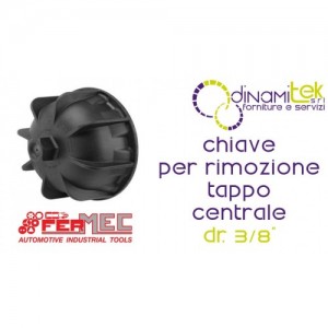 CLé DE RETRAIT DE CAPUCHON CENTRAL AMG MERCEDES 3/8&QUOT; FM33151 FERMEC Dinamitek 1