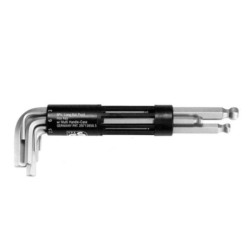 SET OF 8 SATIN-FINISHED BALL-HEAD ALLEN KEYS 303-8 FERMEC Dinamitek 2