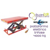 NPF400EL PLATFORM ELECTRO-HYDRAULIC THREE-PHASE FLOW 4000KG NOVAMACH Dinamitek 1