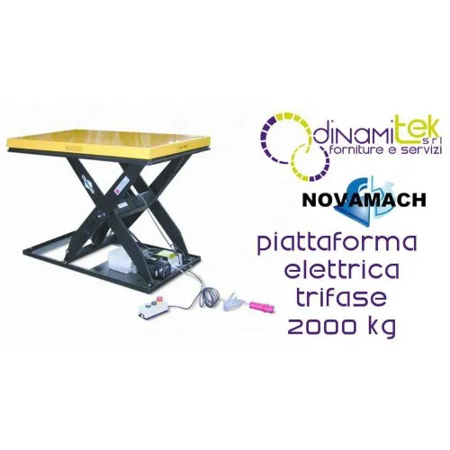 NPF200EH PLATFORM ELECTRO-HYDRAULIC THREE-PHASE FLOW RATE 2000KG NOVAMACH Dinamitek 1