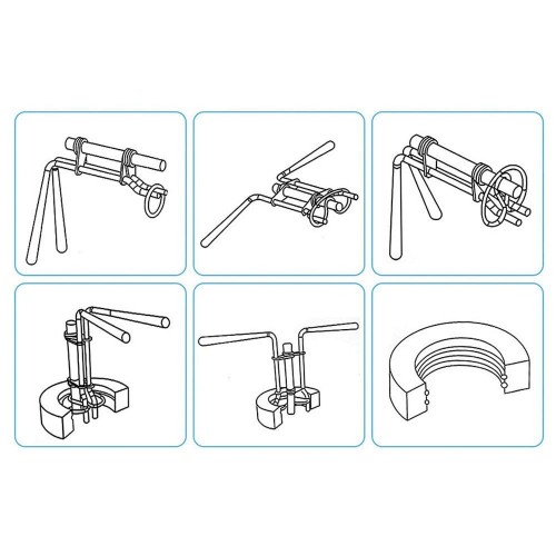 JEU DE 4 OUTILS FERMEC FMSEALTOOLS POUR JOINTS HYDRAULIQUES 22-165 MM Dinamitek 4
