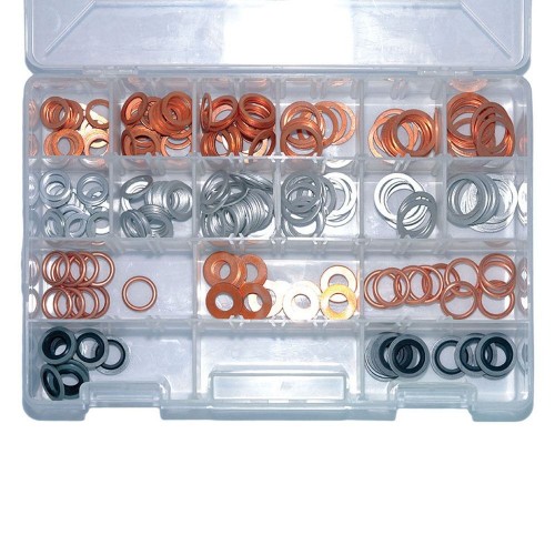 Fermec FER230 ASSORTIMENTO 290 PEZZI RONDELLE PER TAPPI OLIO Dinamitek 2