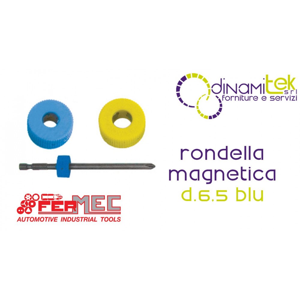 RONDELLE MAGNéTIQUE MAG6, DIAMèTRE 6,5 MM, BLEUE | AIMANT FERMEC TOOL - DYNAMITEK Dinamitek 4