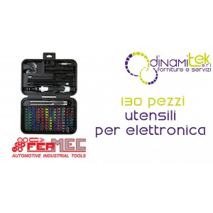 KIT D'OUTILS éLECTRONIQUES BITEELECTRONICS 130 PIèCES | FERMEC - DYNAMITEK Dinamitek 5