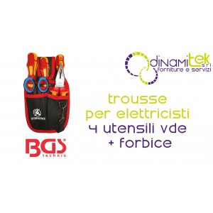 ELECTRICIAN'S KIT VDE + SCISSORS | - DINAMITEK BGS35850 BGS TECHNIC Dinamitek 4