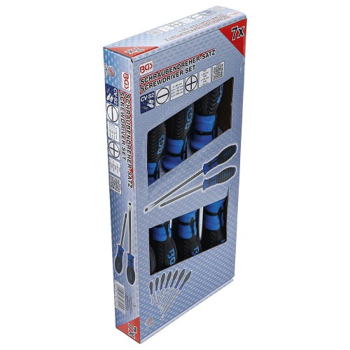 7-PIECE SCREWDRIVER SET WITH PH AND FLAT HEAD | - DINAMITEK BGS7944 BGS TECHNIC Dinamitek 5