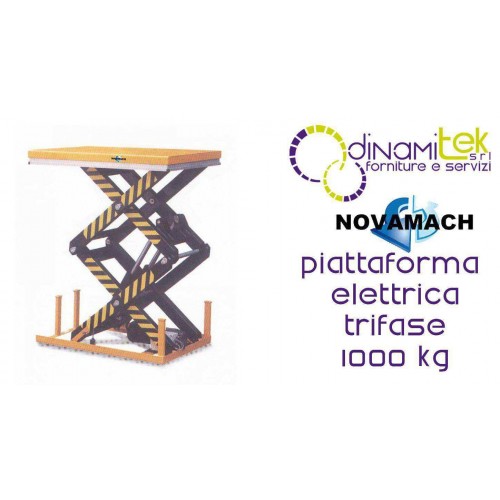 NPFD100E PLATE-FORME éLECTRO-HYDRAULIQUE DE LA PHASE TROIS DE LA CAPACITé 1000KG NOVAMACH Dinamitek 1