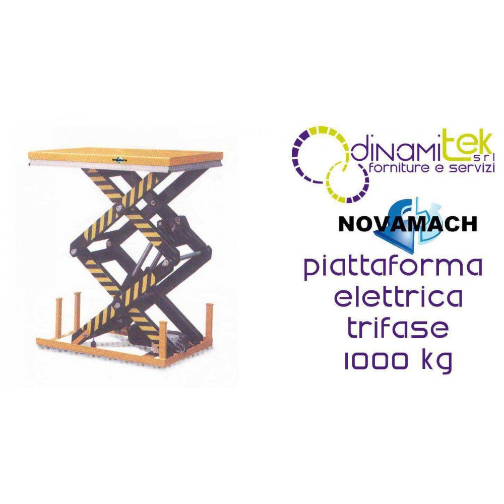 NPFD100E PLATTFORM ELEKTRO-HYDRAULISCHE DREI-PHASEN-KAPAZITäT 1000KG NOVAMACH Dinamitek 1