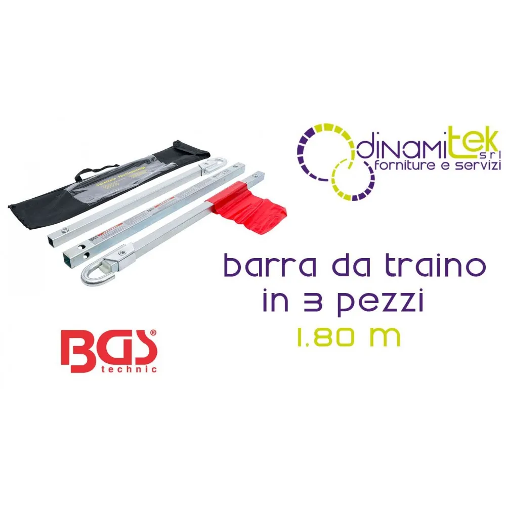 TOW BAR - 1.8M 2000KG - QUALITY BGS3050 BGS TECHNIC Dinamitek 10