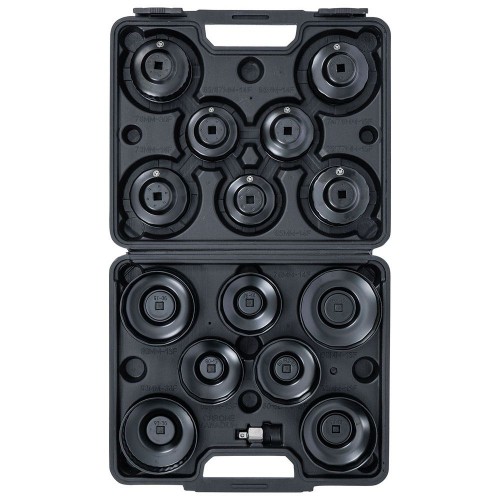 JEU DE 14 CLéS à DOUILLE UNIVERSELLES POUR FILTRE à HUILE 3/8&QUOT; BGS91036 BGS TECHNIC Dinamitek 9