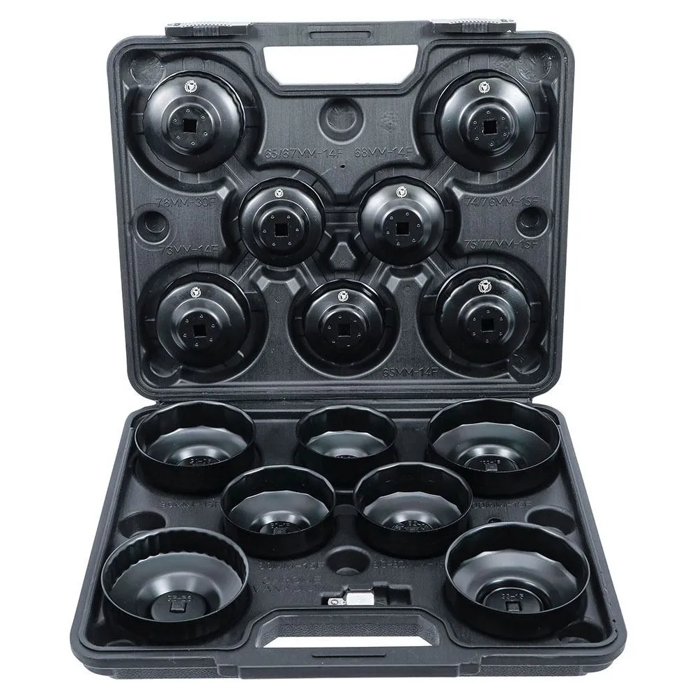 BGS technic BGS91036 SET 14 PEZZI CHIAVI A TAZZA FILTRI OLIO ATT.3/8" Dinamitek 2