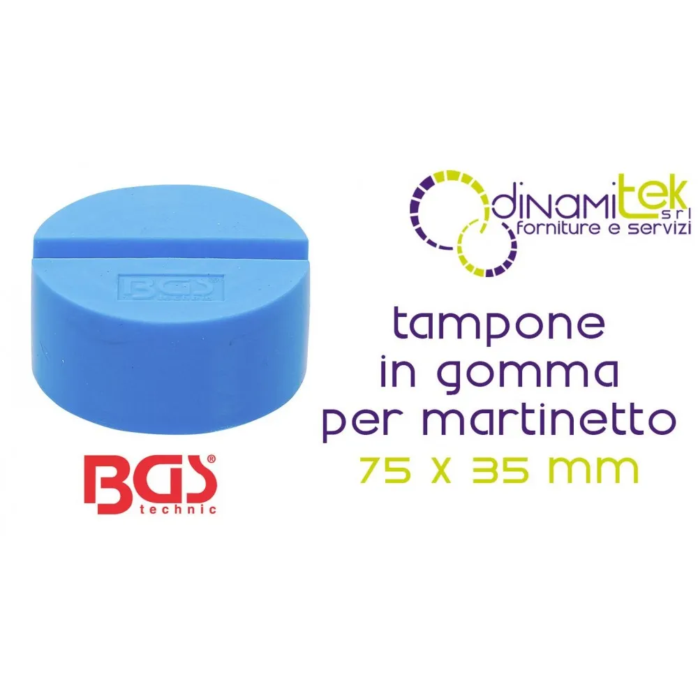 BGS technic BGS72112 TAMPONE IN GOMMA PER MARTINETTO 75 X 35 MM Dinamitek 1