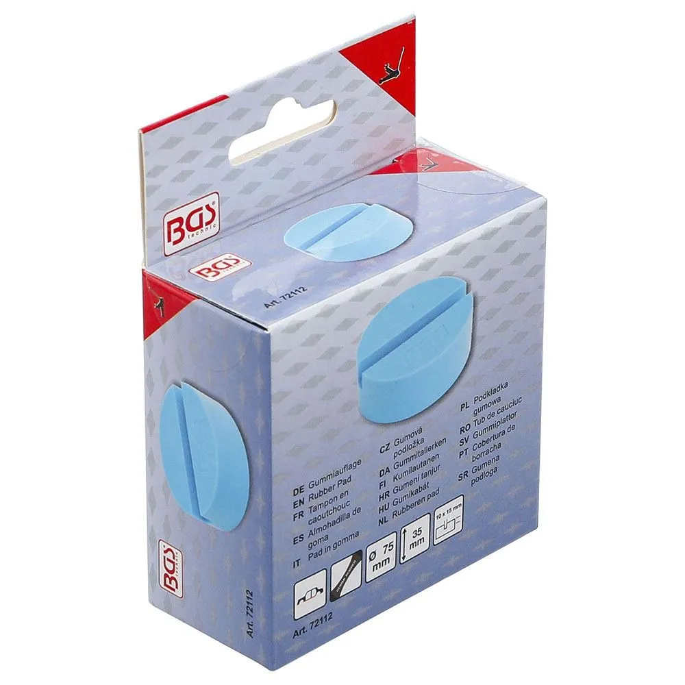 BGS technic BGS72112 TAMPONE IN GOMMA PER MARTINETTO 75 X 35 MM Dinamitek 5