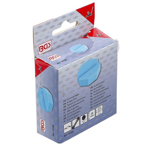 BGS technic BGS72109 TAMPONE IN GOMMA PER MARTINETTO 70 X 70 X 26 MM Dinamitek 5
