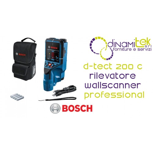 BOSCH D-TECT 200 C PROFESSIONELLER WANDSCANNER | FORTSCHRITTLICHER DETEKTOR | DYNAMITEK Dinamitek 6