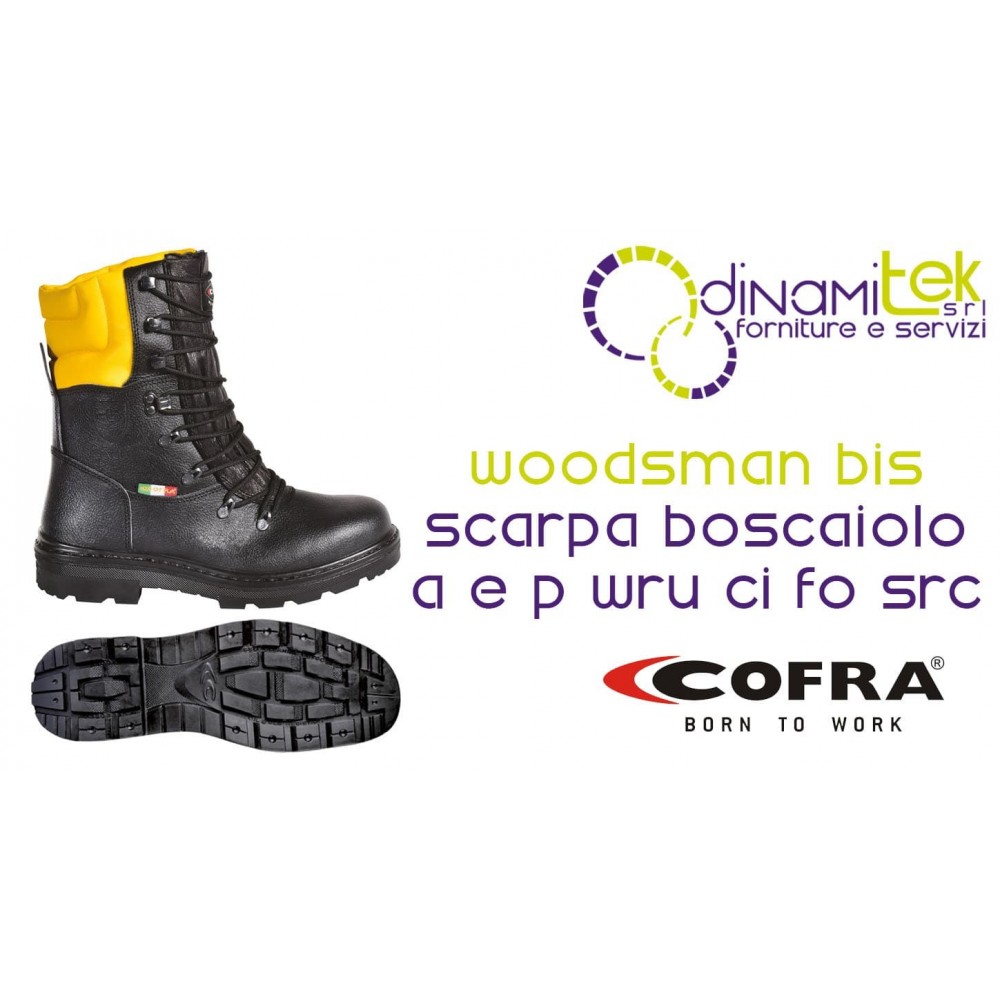 WOODSMAN BIS CHAINSAW CUT-RESISTANT BOOTS EN ISO