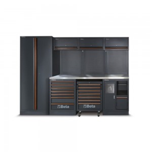 BETA C45PRO X/196UT: PROFESSIONAL WORKSHOP FURNITURE + 196 TOOLS ON SALE Dinamitek 2