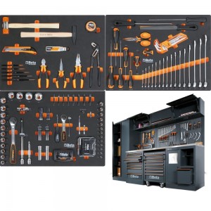 BETA C45PRO X/196UT: PROFESSIONELLE WERKSTATTMöBEL + 196 WERKZEUGE IM ANGEBOT Dinamitek 3