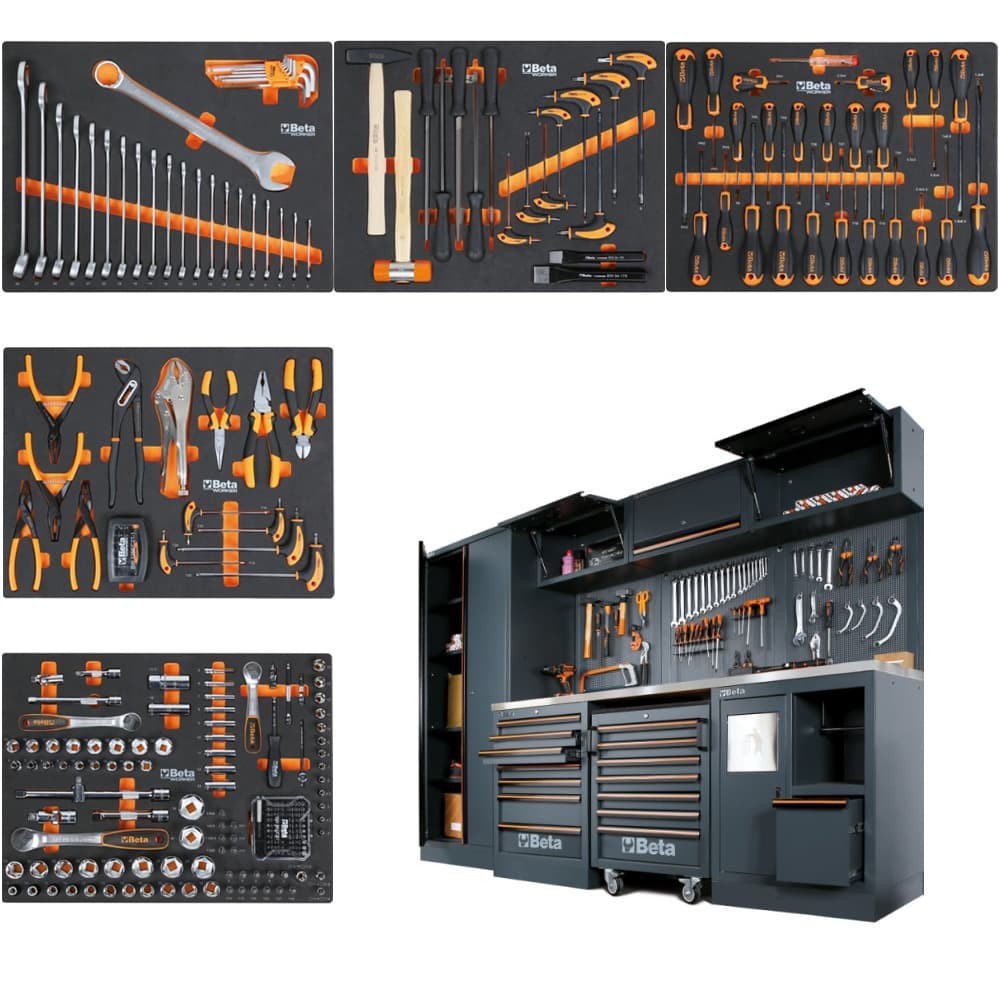 BETA C45PRO 2.0 X/268UT : MOBILIER D'ATELIER PROFESSIONNEL + 268 OUTILS EN PROMOTION Dinamitek 5