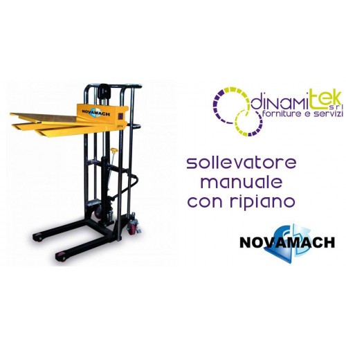 N1-S12P SOLLEVATORE A TRAZIONE MANUALE H MAX 1115 MM NOVAMACH Dinamitek 1