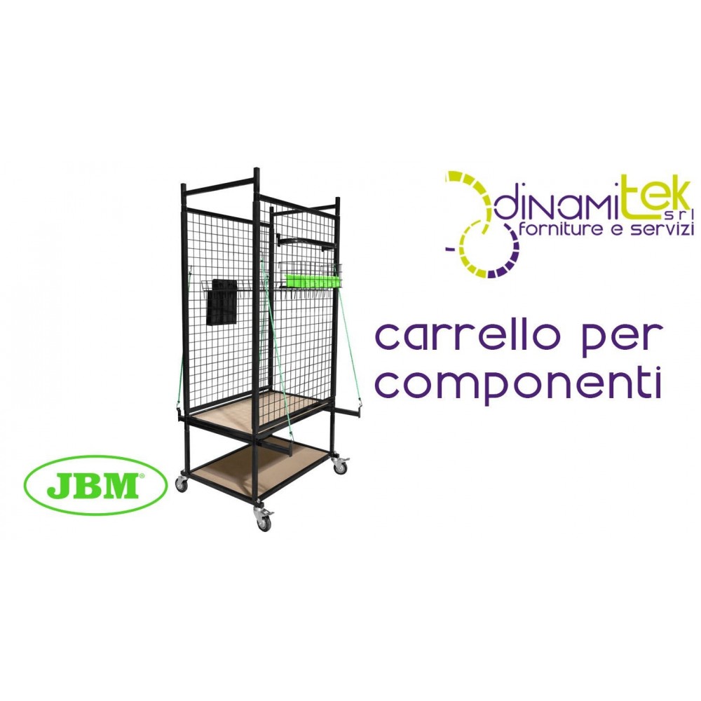 COMPONENT TROLLEY – 150KG, 140X920MM – BODY SHOP 53125 JBM Dinamitek 1