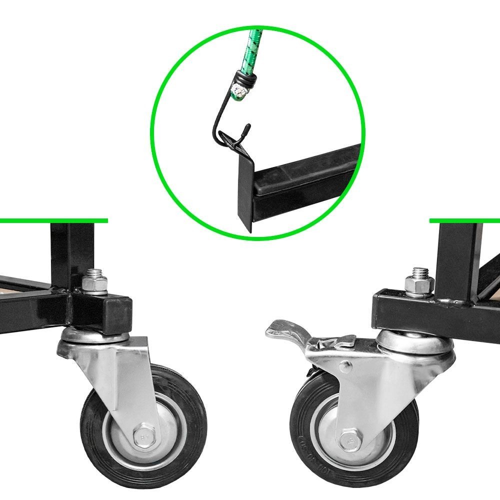 COMPONENT TROLLEY – 150KG, 140X920MM – BODY SHOP 53125 JBM Dinamitek 5