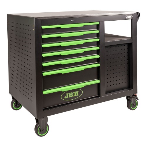 WERKZEUGWAGEN – 7 VORNE + 4 SEITLICH, EDELSTAHL 54509 JBM Dinamitek 2