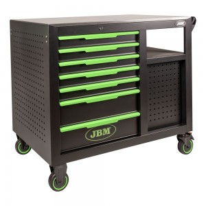 WERKZEUGWAGEN – 7 VORNE + 4 SEITLICH, EDELSTAHL 54509 JBM Dinamitek 2