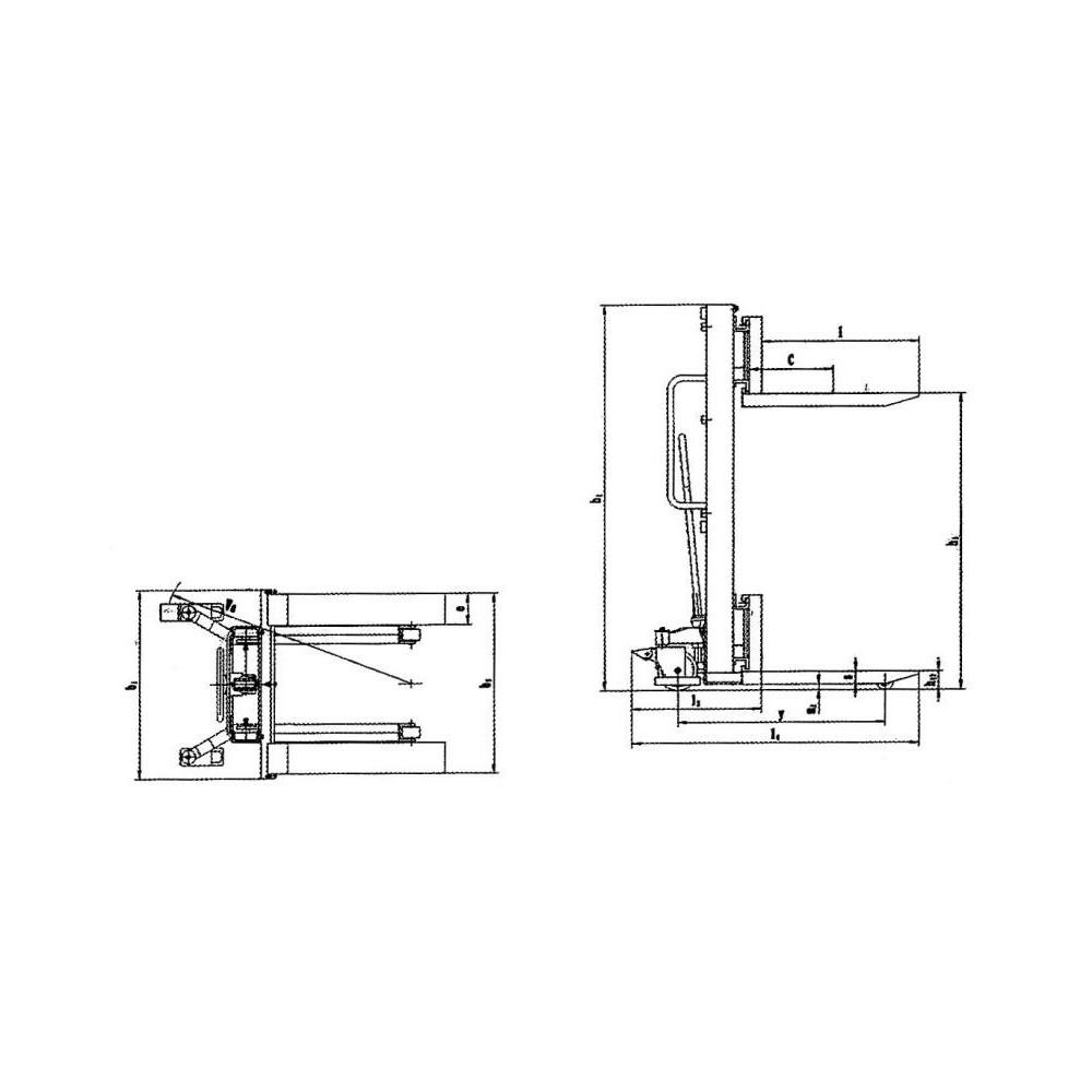 N1-S300 LIFT MANUAL PULL H MAX 3000 MM NOVAMACH Dinamitek 3