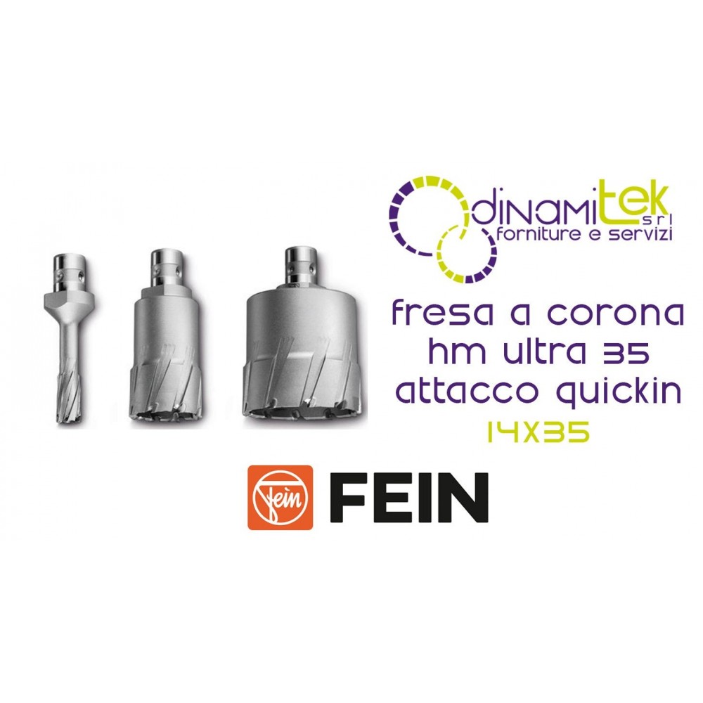 FRESA A CORONA HM ULTRA 35 FEIN QUICKIN 14X35 Dinamitek 1