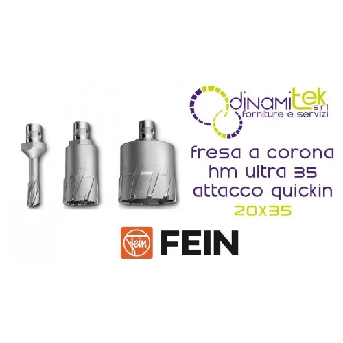 FRESA A CORONA HM ULTRA 35 FEIN QUICKIN 20X35 Dinamitek 1