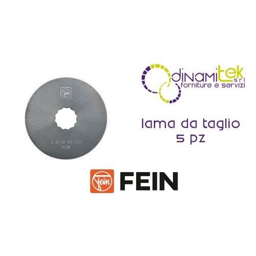 LAMES DE COUPE FEIN HSS Ø 80 MM - 5 PIèCES POUR MéTAUX ET PLASTIQUES Dinamitek 1